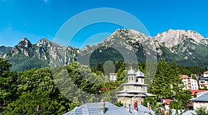 Bucegi Mountain view from Busteni