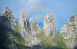 Bucegi Mountains in centralÃÂ Romania with unusual rock formations SphinxÃÂ andÃÂ Babele