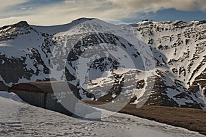 Bucegi Mountains with Omu Peak, Morarului Valley, Morarului Ridge