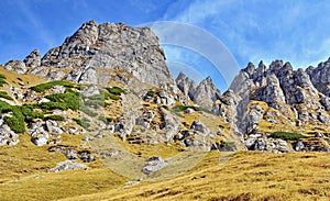 Bucegi Mountains in Romania