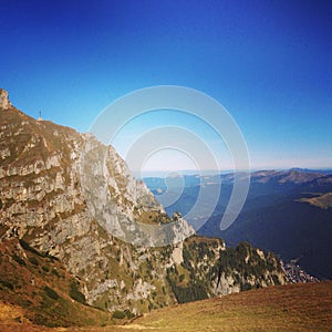 Bucegi mountains view