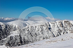 The Bucegi Mountains in Winter