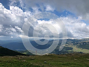 Bucegi Plateau over 2000 meters, Carpathian Mountain, Sphinx and Babele, Prahova Valley, Romania