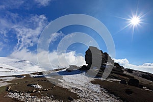 The Bucegi Sphinx , Romania