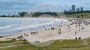 Buceo beach, montevideo city, uruguay photo