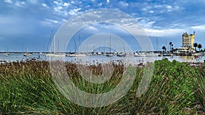 Buceo Port Landscape, Montevideo, Uruguay photo