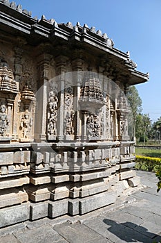 Bucesvara Temple, Koravangala, Hassan, Karnataka state, India. This Hoyasala architectural temple was built in 1173 A.D