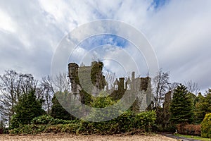 Buchanan castle scottish ruin scotland