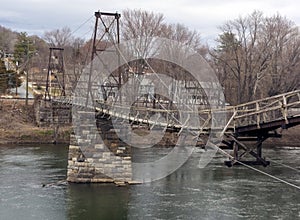 Buchanan, Virginia`s historic swinging bridge