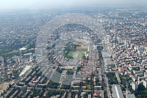 Bucharest, aerial view