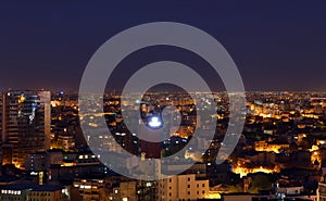 Bucharest city by night