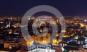 Bucharest city by night