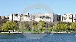 Bucharest Communist Apartment Blocks View