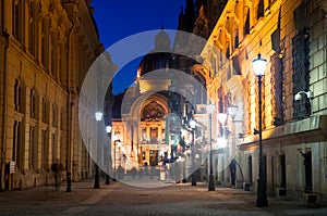 Bucharest - Historic center by night