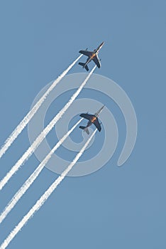 Bucharest international air show BIAS, alpha jet flying bulls