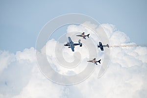 Bucharest international air show BIAS,flying bulls demonstration