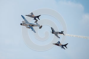 Bucharest international air show BIAS,flying bulls demonstration