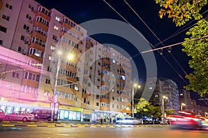 Bucharest in the night