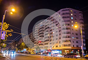 Bucharest in the night