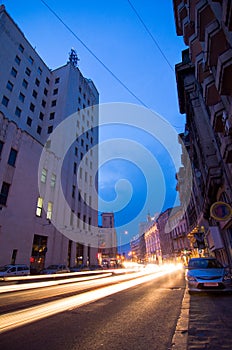 Bucharest by night - Calea Victoriei