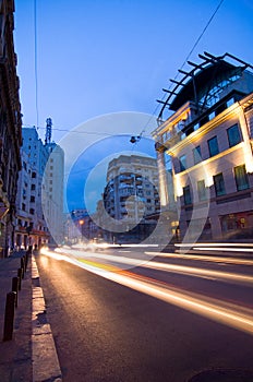 Bucharest by night - Calea Victoriei