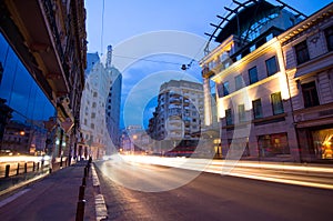 Bucharest by night - Calea Victoriei