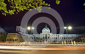 Bucharest by night - Coltea Old Hospital and Churc