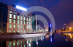 Bucharest by night - National Library