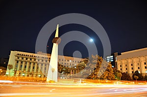 Bucharest night scene