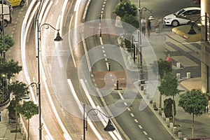 Bucharest night scene