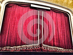 Bucharest Opera House curtain