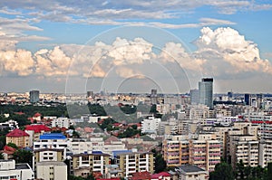 Bucharest panoramic view photo