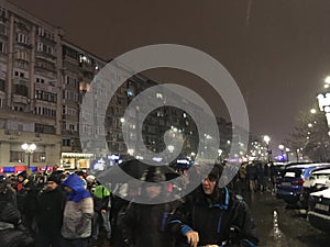 Bucharest protest