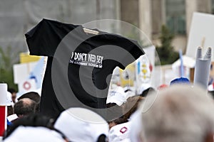 Bucharest Protestants in front of the Governement