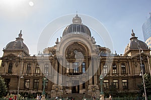 The CEC Palace in Bucharest.