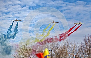 BUCHAREST, ROMANIA, DEC. 1: Military Parade on National Day of Romania