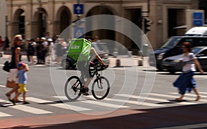 Uber Eats courier - Bucharest