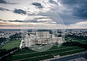 Bucharest Romania Parliament Palace mainetourist attraction