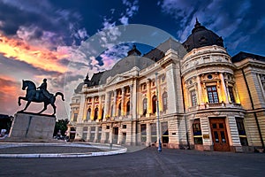 Bucharest at Sunset photo