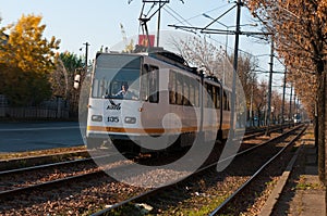 Bucharest tram transport