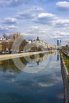 Bucharest - view over Dambovita river