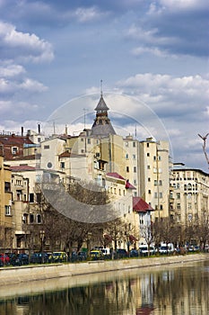 Bucharest - view over Dambovita river