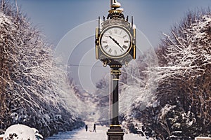 Bucharest in a winter day