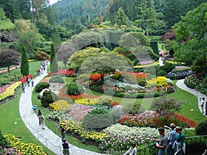 Buchart Gardens Victoria BC