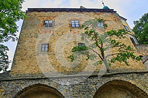 Buchlov castle. Region South Moravia,Czech Republic.