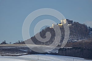 Buchlov Castle in winter, Czech Republic