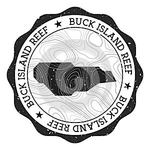 Buck Island Reef outdoor stamp.
