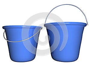 Bucket Blue, Isolated_Raster