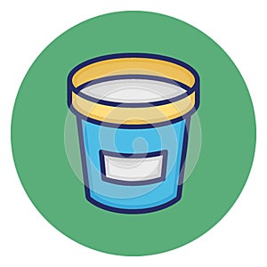 Bucket, carry water Vector Icon which can easily edit