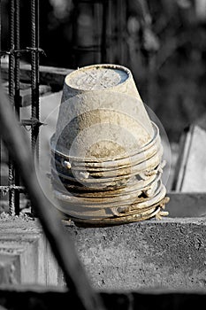 Bucket construction work